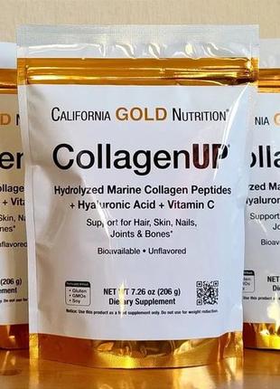 Collagen up морской коллаген 1 и 3 тип с витамином с, сша, пептиды коллаген