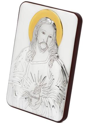 Икона святейшее сердце иисуса христа 5x6,5см mb/e982/5x