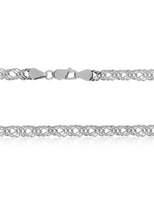 Срібний ланцюг родированная - ромбо 814р 2/50