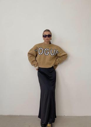 Свитер джемпер вязка оверсайз vogue5 фото