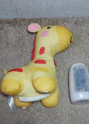 Музыкальный плюшевый жираф fisher-price. ночник.