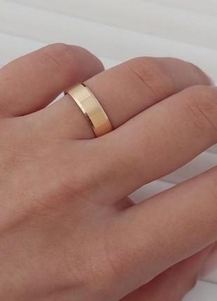 Обручальное кольцо золотое американка универсальное 18 размера7 фото