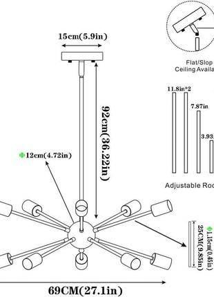 Сток стельовий світильник susvqlxg5 фото