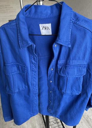 Стильный пиджак- рубашка zara3 фото