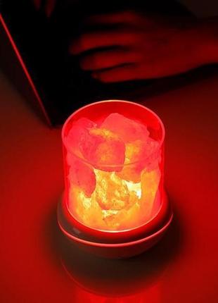 Сток повітроочисник  aroma crystal salt lamp led multicolor2 фото