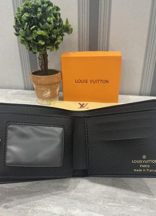 Мужское черное портмоне в стиле луи витон(louis vuitton)4 фото