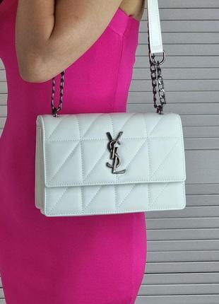 Жіноча  стильний клатч , якісна сумочка  на 2  відділи білий