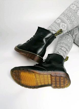 Крутые меховые ботинки dr.martens в черном цвете /осень/зима/весна😍5 фото