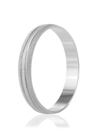 Обручальное кольцо серебряное к2/804 - 191 фото