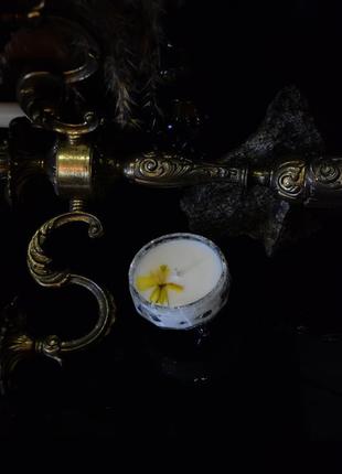 Винтажная свеча креманка столовый соевый воск3 фото