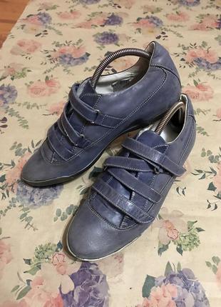 Кожаные туфли-кроссовки oliver strelli1 фото