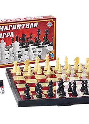 Настільна гра магнітна metrplus. шахи. шашки. нарди (шахматы. шашки. нарди)