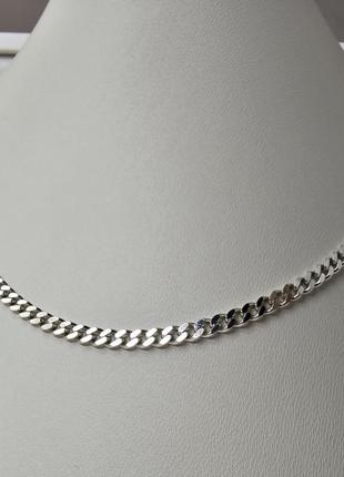 Ланцюжок зі срібла з плетінням панцир