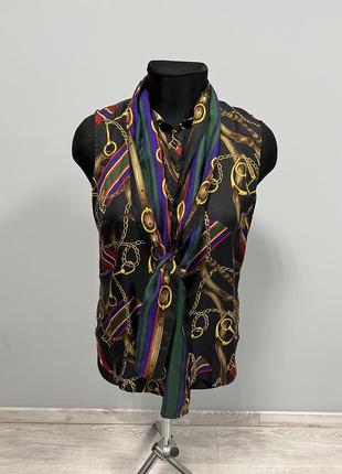 Шелковая блуза lauren ralph lauren