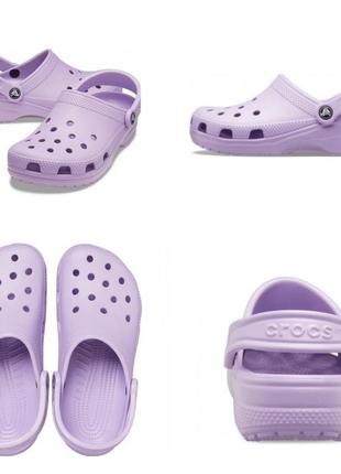 Сабо crocs classic clog lavender