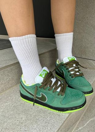 Кроссовки nike sb dunk lobster green