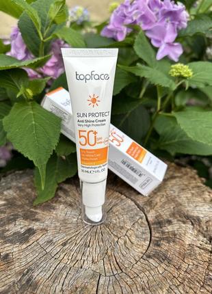 Сонцезахисний крем для обличчя topface "spf 50 +" рт806