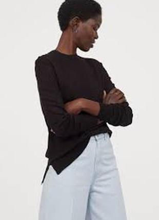 Чёрный женский свитер h&m, p. m/38-404 фото