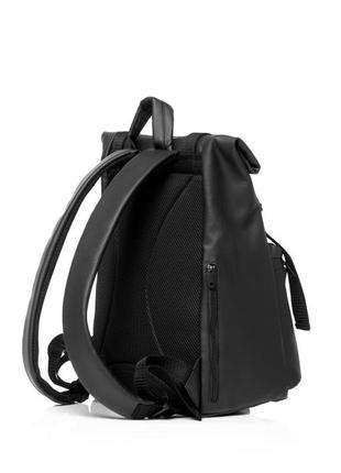 Рюкзак rolltop 0shn чорний9 фото