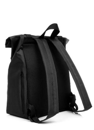 Мужской городской рюкзак роллтоп sambag rolltop milton оксфорд, черный9 фото