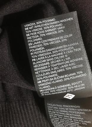 Чёрный женский свитер h&m, p. m/38-406 фото