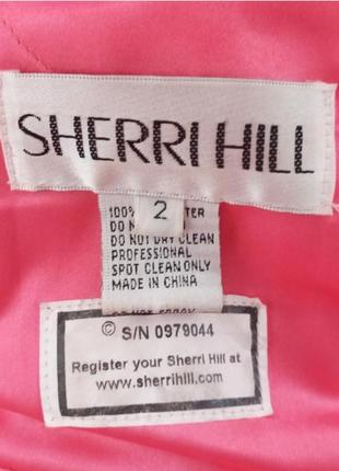 Приголомшливе коралове вечірнє плаття від sherri hill. розмір s.9 фото