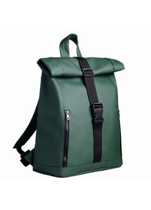 Чоловічий рюкзак ролл sambag  rolltop lzt зелений5 фото