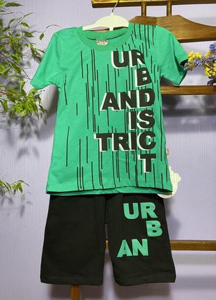 Комплекти для хлопчиків футболка + шорти urban district4 фото