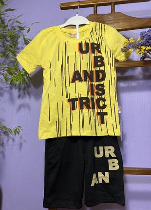 Комплекти для хлопчиків футболка + шорти urban district6 фото