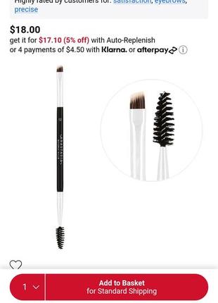 Anastasia beverly hills
brush 12 precision brow brush for pomades & gels
