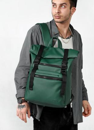 Рюкзак ролл sambag унісекс rolltop ltt зелений9 фото