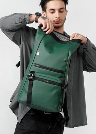 Рюкзак ролл sambag унісекс rolltop ltt зелений8 фото