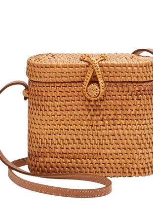 Плетена бамбукова сумка mango
