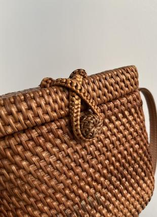 Плетена бамбукова сумка mango