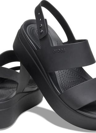 Crocs brooklyn low босоножки, сандалии женские w10.