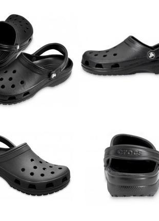 Сабо crocs classic clog black