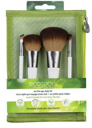 Кисточки ecotools on-the-go style makeup brush kit