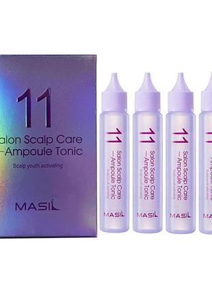 Освежающий ампульный тоник для кожи головы masil 11 salon scalp care ampoule tonic 1 шт