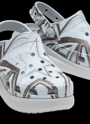 Crocs classic crush hi-lo disco clog сабо крокс женские, оригинал.