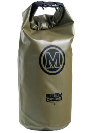 Ролл-топ водонепроницаемый гермомешок mivardi dry bag easy 7л 29 х 48 см герметичная сумка олива