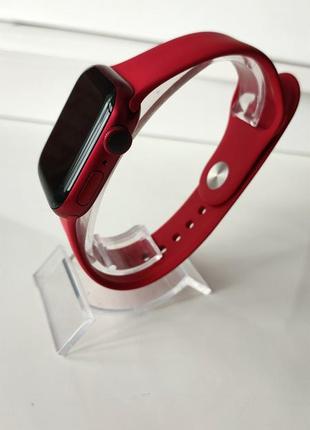 Apple watch series 7 41 mm product red aluminium эпл воч часы5 фото
