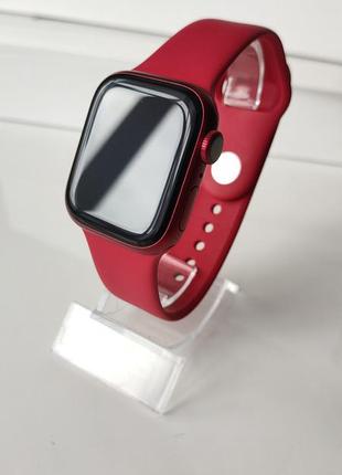 Apple watch series 7 41 mm product red aluminium эпл воч часы8 фото