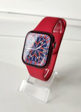 Apple watch series 7 41 mm product red aluminium епл воч годинник1 фото