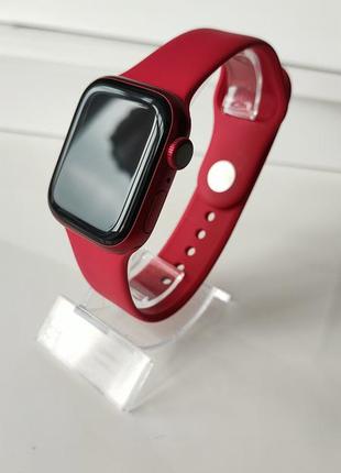Apple watch series 7 41 mm product red aluminium эпл воч часы2 фото