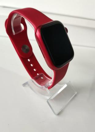 Apple watch series 7 41 mm product red aluminium эпл воч часы4 фото