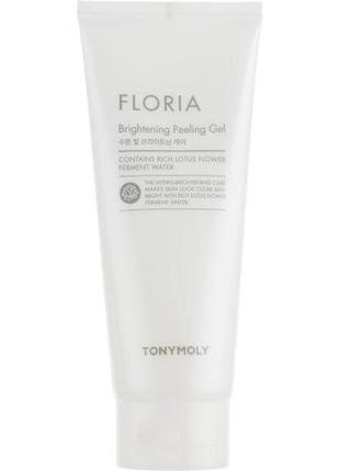 Tony moly floria brightening peeling gel пілінг-скатка для обличччя, 150 мл