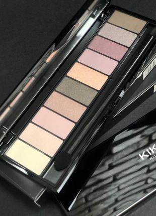 Тени палетка kiko soft nude eyeshadow palette 01