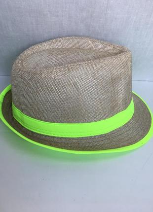 Шляпа челентанка панамка панама типа соломенная плетенная летняя пляжная женская мужская3 фото