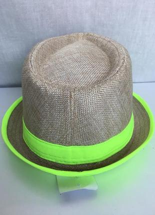 Шляпа челентанка панамка панама типа соломенная плетенная летняя пляжная женская мужская5 фото