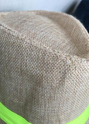 Шляпа челентанка панамка панама типа соломенная плетенная летняя пляжная женская мужская6 фото